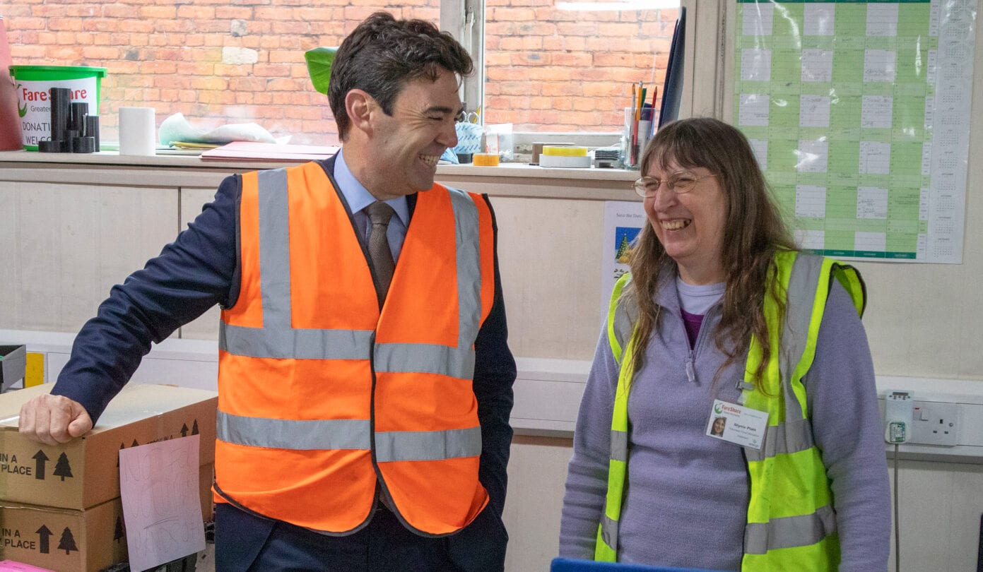 Andy Burnham and Glynis