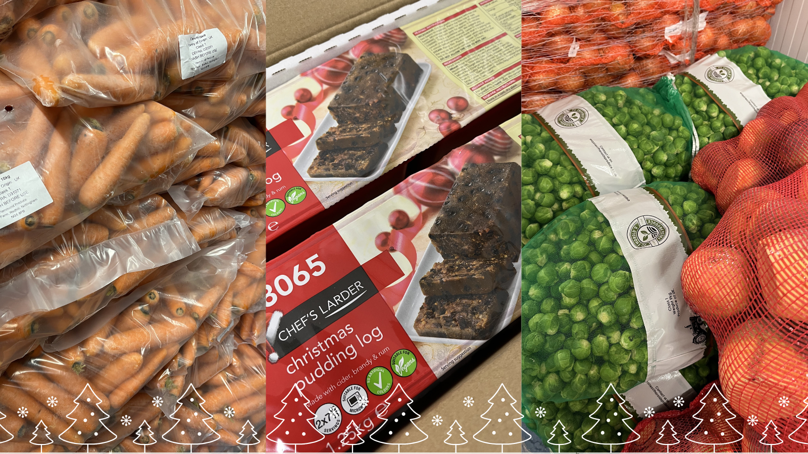 Christmas community support with BEFA food