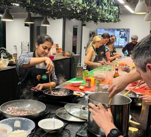 making meals for homeless community, Greater Manchester