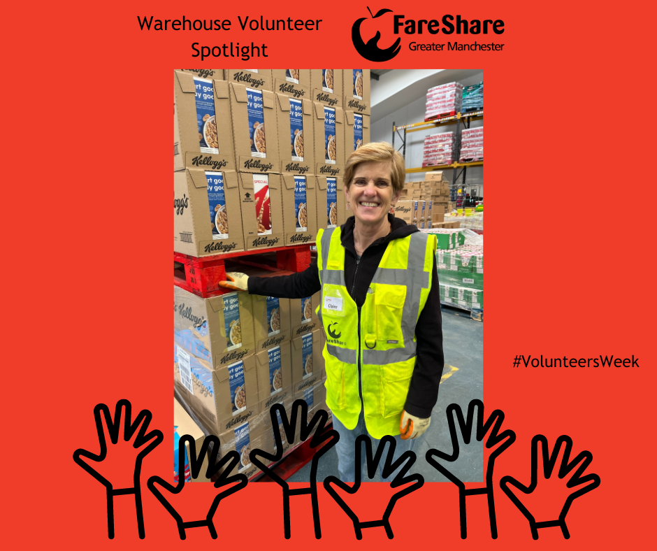 Claire, Warehouse Volunteer - volunteer spotlight