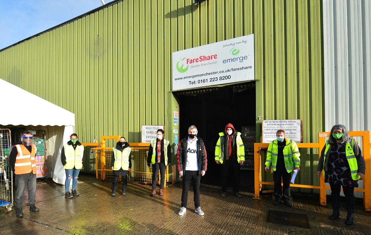Fareshare GM joining forces with Manchester United