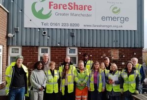 volunteer awards recognition at Fareshare Greater Manchester