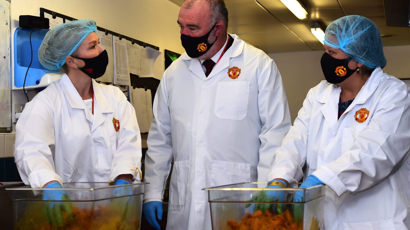 Manchester United delivers 5,000 October half-term meals