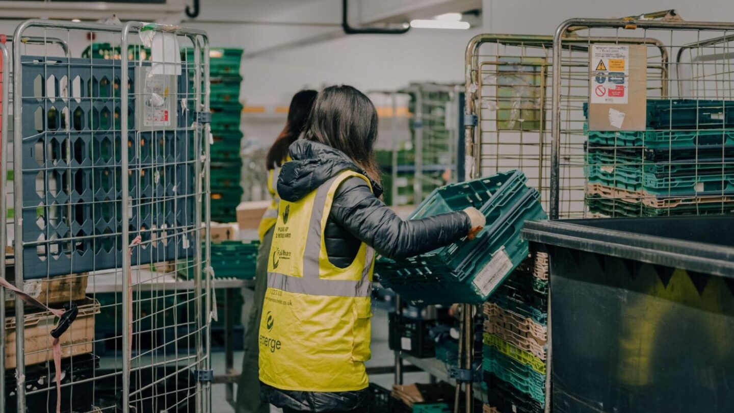 food warehouse - sorting deliveries