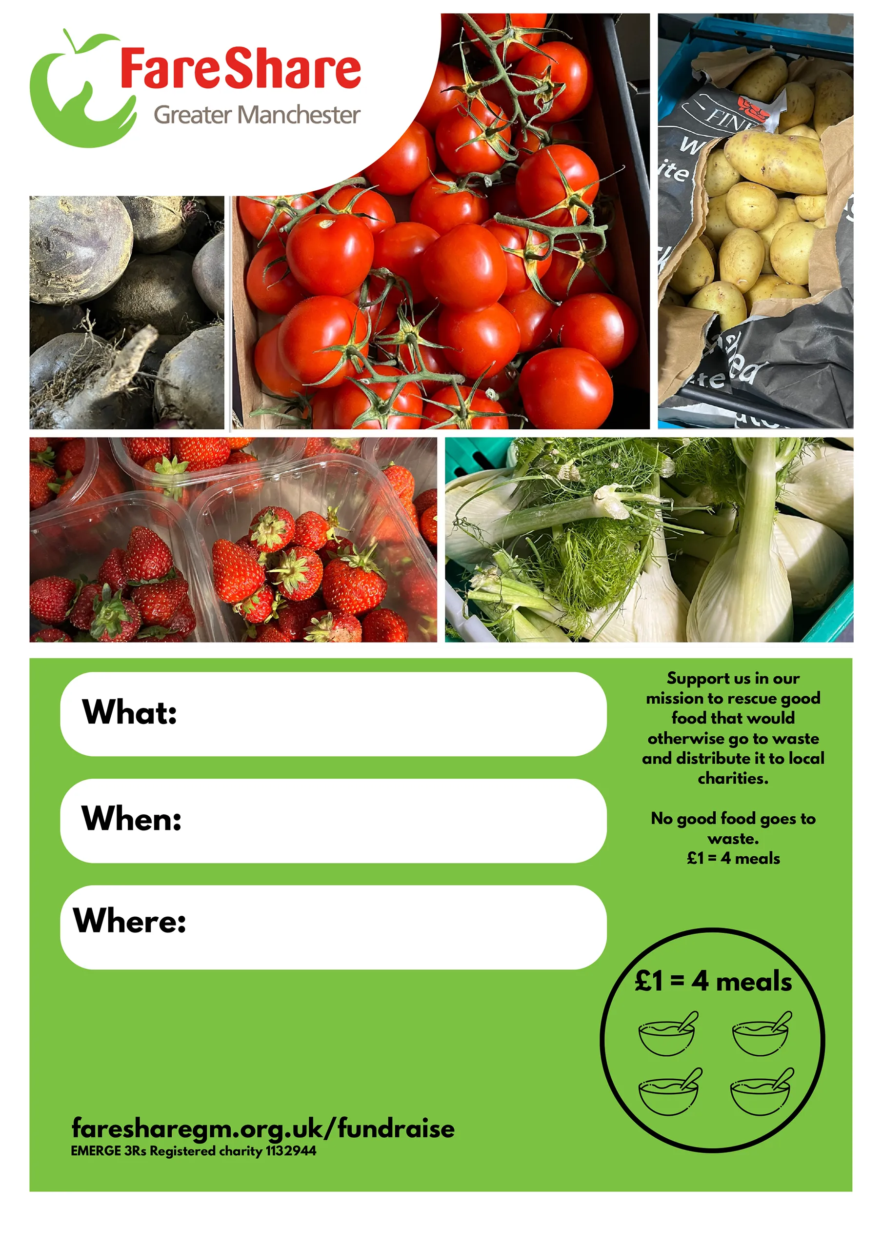 event poster fruit & veg