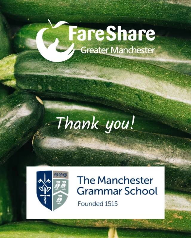 🙏 We’d like to say a big thank you to the parents, students and staff from Manchester Grammar School for their donation of £2,653 towards our work.

The money was raised through an own clothes day at the school and will go to support our work redistributing surplus good to eat food around over 250 organisations across our city region.

🍽 That money will help us redistribute the equivalent of 10,612 meals – which is nothing short of brilliant.

💚 Thank you for your support Manchester Grammar!

#Donation #FareShareGM #FightFoodPoverty #EndFoodWaste #ThankYou